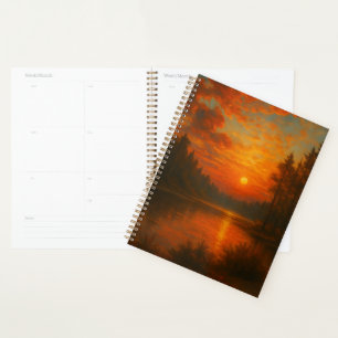 Lake Sunset– Gentle Focus Planner