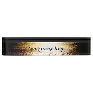 Lake Sunset Nameplate