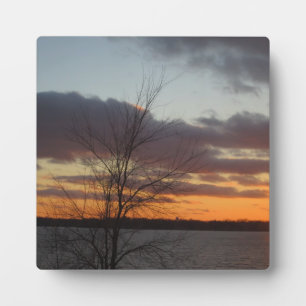 Lake Sunset Plaque