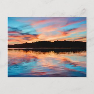 Lake Sunset Postcard