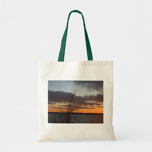 Lake Sunset Tote Bag (Front)