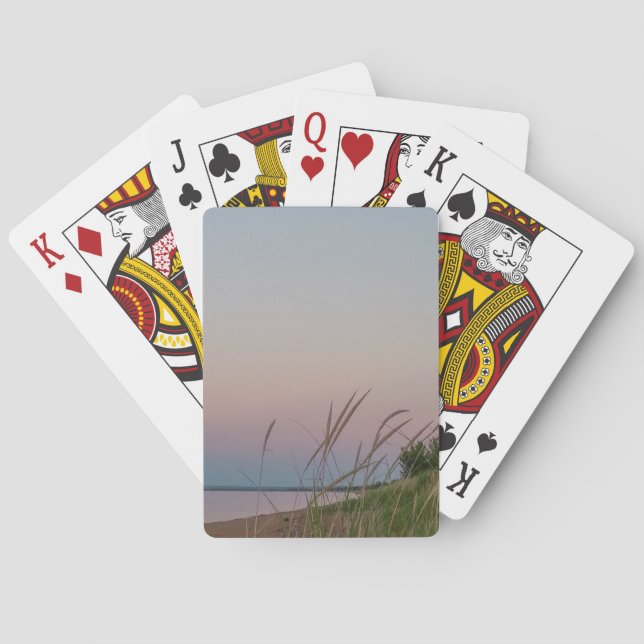 Lake Superior at Sunset Playing Cards (Back)