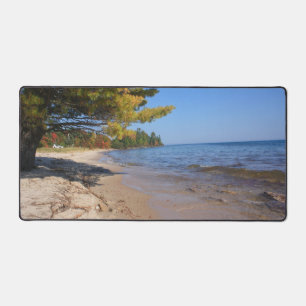 Lake Superior, Brunette Park in Autumn Desk Mat