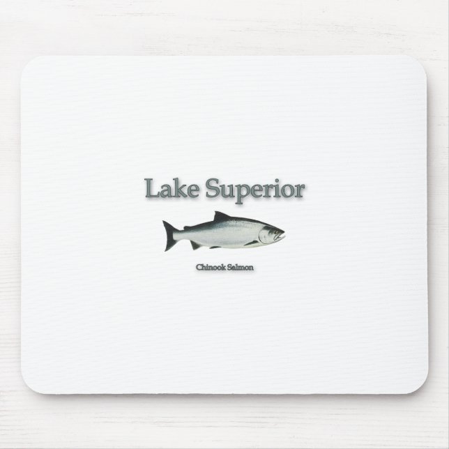 Lake Superior Chinook (King) Salmon Mouse Pad (Front)