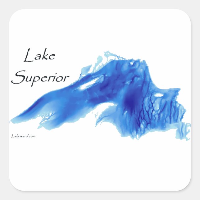 Lake Superior InDepth Square Sticker (Front)
