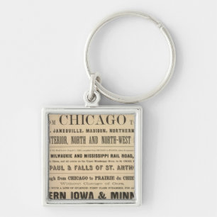 Lake Superior Iowa and Minnesota Advertisement Key Ring