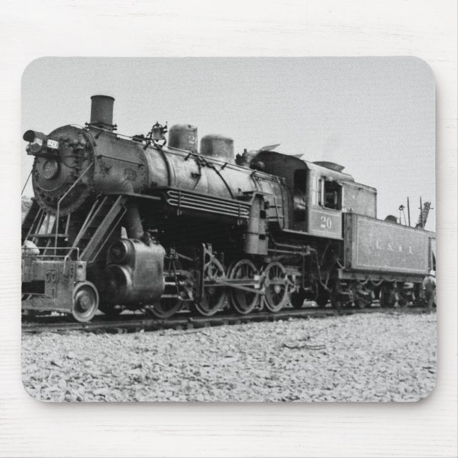 Lake Superior & Ishpeming Railroad Engine  #20 Mouse Pad (Front)