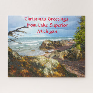 Lake Superior Michigan.  Jigsaw Puzzle