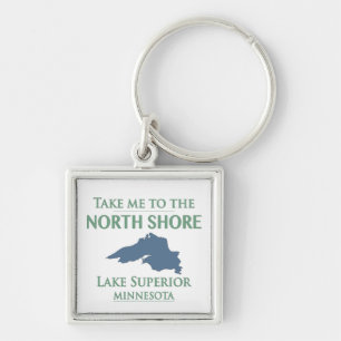 Lake Superior North Shore Key Ring