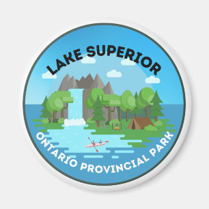 Lake Superior Ontario Provincial Park Magnet