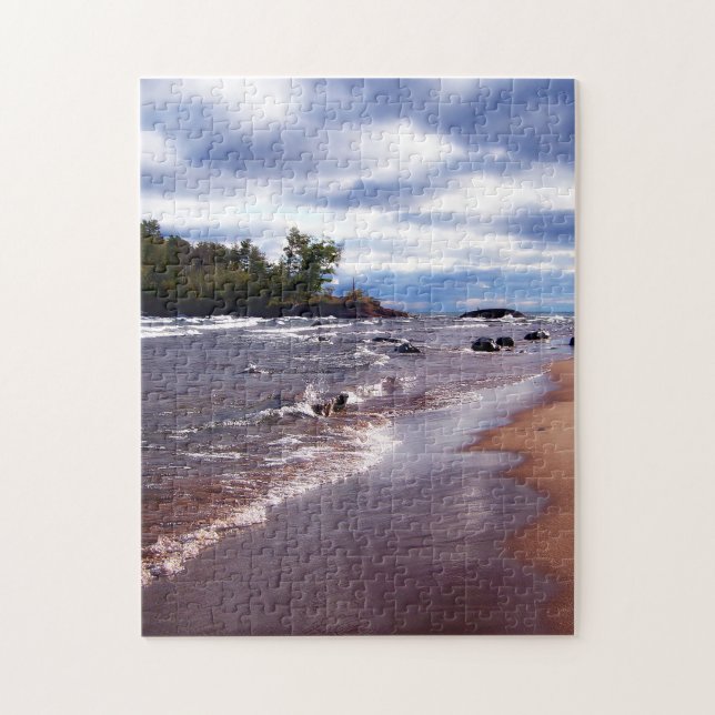 Lake Superior Shoreline Jigsaw Puzzle (Vertical)