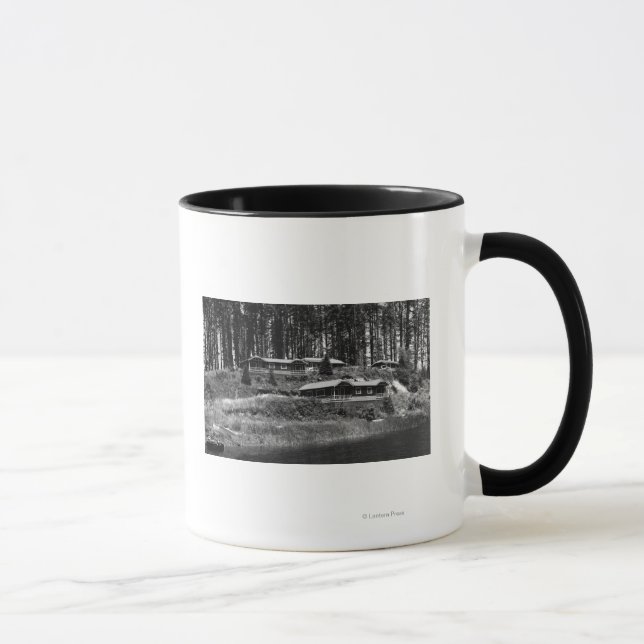 Lake Tahkenitch Resort Cabins on Oregon Coast Mug (Right)