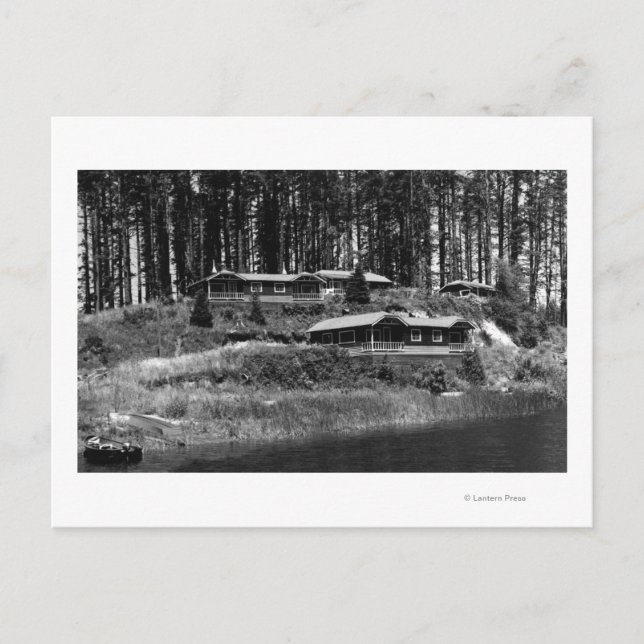 Lake Tahkenitch Resort Cabins on Oregon Coast Postcard (Front)