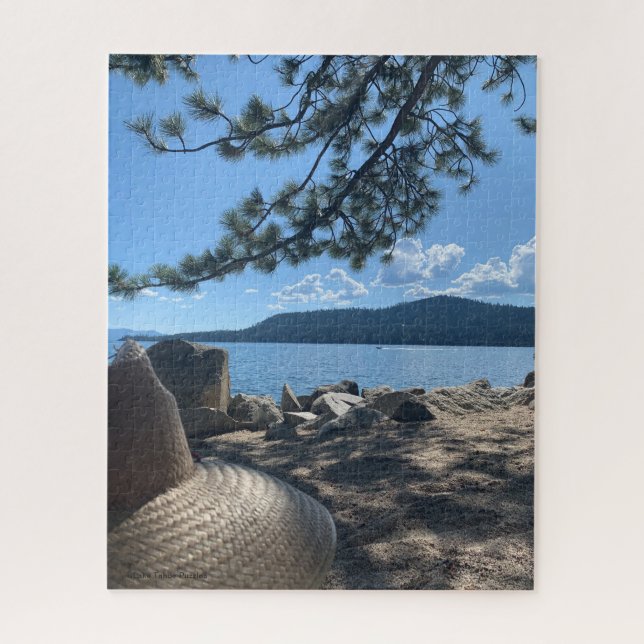 Lake Tahoe Beach Puzzle (Vertical)