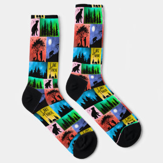 Lake Tahoe Bear Pop-Art Socks