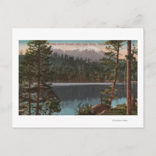 Lake Tahoe, CA - Looking Across Cascade Lake Postcard