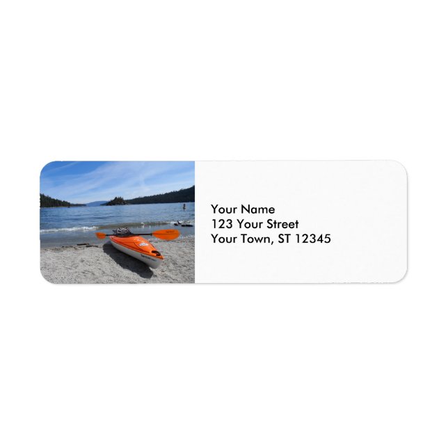 Lake Tahoe, CA Return Address Label (Front)