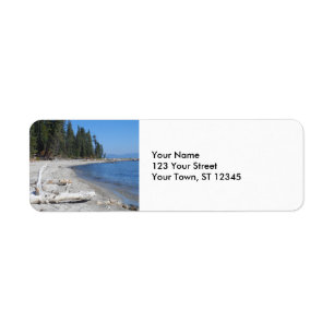 Lake Tahoe, CA Return Address Label