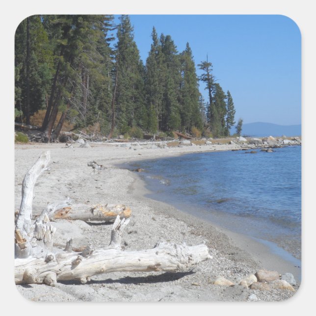 Lake Tahoe, CA Square Sticker (Front)