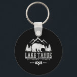 Lake Tahoe California - Bear Mountains Nature Camp Key Ring<br><div class="desc">Lake Tahoe California - Bear Mountains Nature Camping Gift</div>