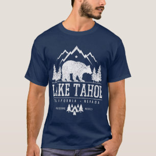 Lake Tahoe California Bear Mountains Nature T-Shirt