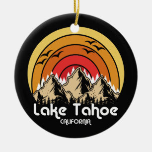 Lake Tahoe,California Ceramic Ornament