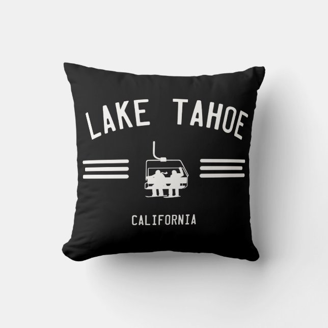Lake Tahoe California Cushion (Front)