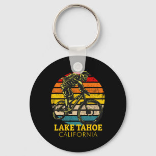 Lake Tahoe California Mountain Biking Key Ring