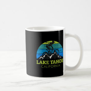 Lake Tahoe California Mountain Biking Mtb Vintage Coffee Mug