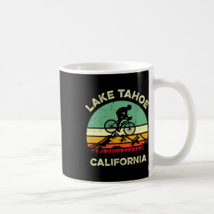 Lake Tahoe California Mountain Biking Retro Mounta Coffee Mug