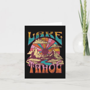 Lake Tahoe California Nature Hiking Mountains Outd Card