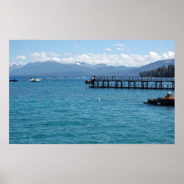 Lake Tahoe California Nature Photography Poster (Front)