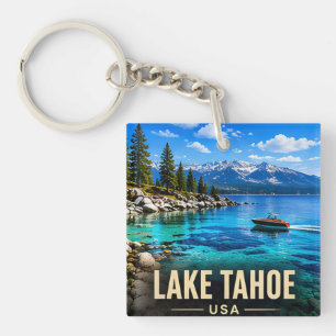 Lake Tahoe California Nevada Alpine Lake Travel 🏔 Key Ring