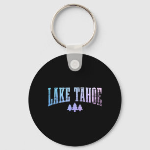Lake Tahoe California Nevada Trees Nature Pride Key Ring