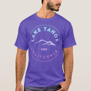 Lake Tahoe California Retro Mountain T-Shirt