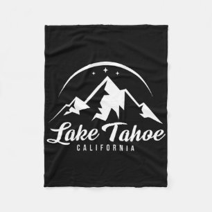Lake Tahoe California Ski Resort Skiing Snowboardi Fleece Blanket