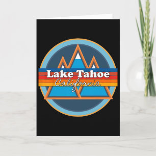 Lake Tahoe California, Skiing, Snow Boarding, Vaca Card