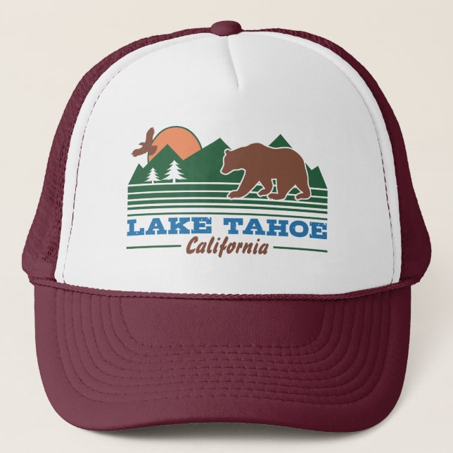 Lake Tahoe California Trucker Hat (Front)