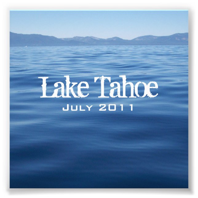Lake Tahoe CD Insert Photo (Front)