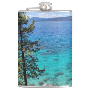 Lake Tahoe Clear Water Hip Flask