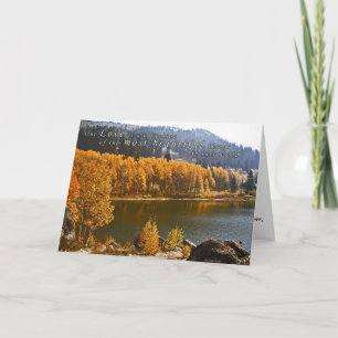 Lake Tahoe Customisable Love Greeting Card