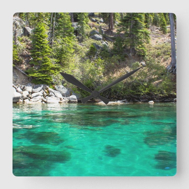 Lake Tahoe Decorative Wall Clock (Front)