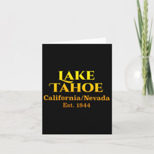 Lake Tahoe Design Chest Pocket Logo Deer 2-sided Card