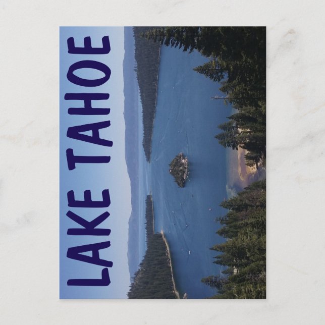 Lake Tahoe Emerald Bay Postcard (Front)