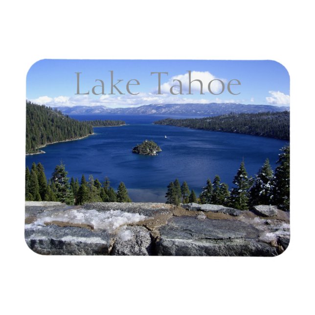 Lake Tahoe Emerald Bay Souvenir  Magnet (Horizontal)