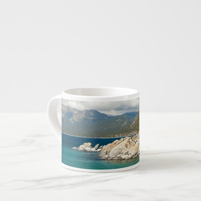 Lake Tahoe Landscape Espresso Cup (Front Left)