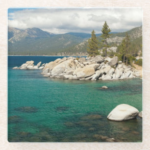 Lake Tahoe Landscape Glass Coaster