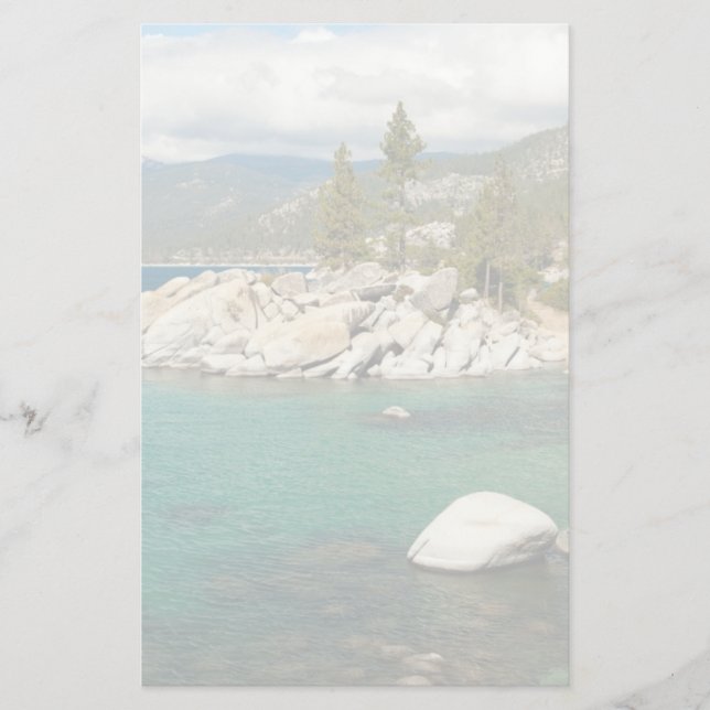 Lake Tahoe Landscape Stationery (Front)