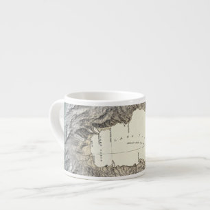 Lake Tahoe map Espresso Cup