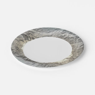 Lake Tahoe map Paper Plate